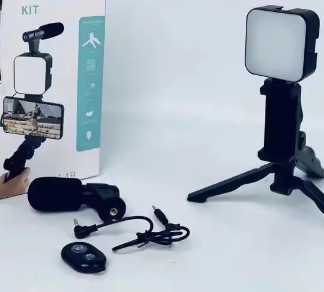Tripode para camara con Microfono