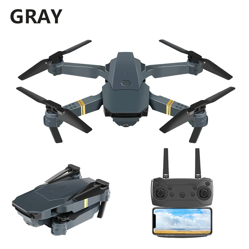 2021 nuevo E58 Quadrotor plegable Drone Kit de Dron portátil 720P/1080P/4K HD fotografía aérea RC Drone con seguimiento de disparo