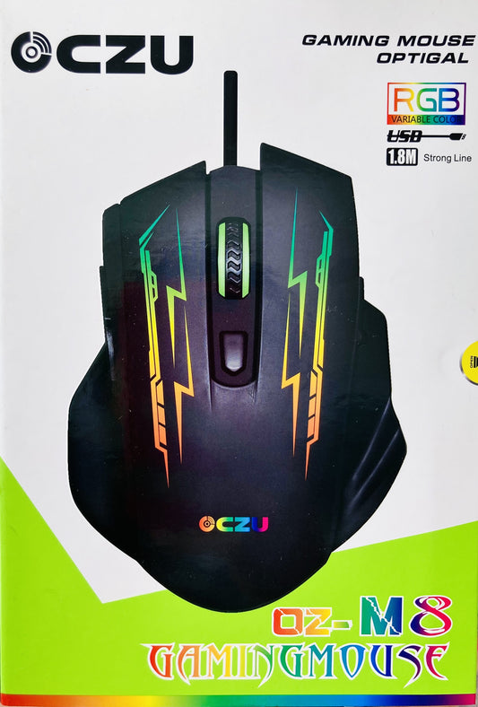 Mouse Alámbrico Gaming Optical Rgb