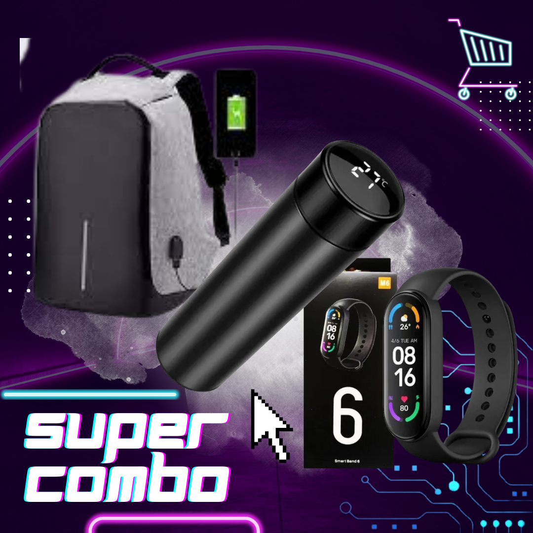 COMBO RELOJ M6+ TERMO INT + MALETA ANTI