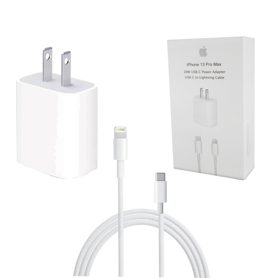 CARGADOR APPLE 20W CARGA RAPIDA