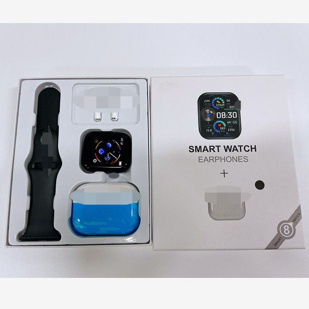 SMARTWATCH SERIE 8 DM02+EARPHONES  COMBO