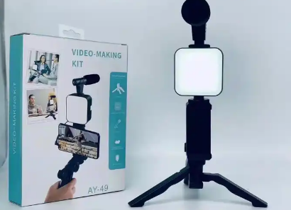 Tripode para camara con Microfono