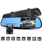 Espejo Retrovisor Doble Camara Dvr Hd De