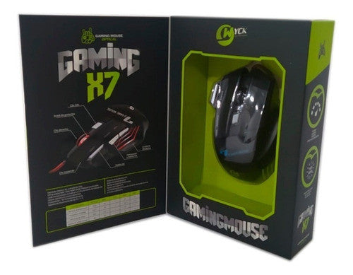 Gamer Mouse Optical 7 Botones Led