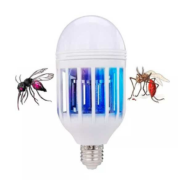 Bombillo Led Mata Zancudos Insectos Sin