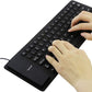 Teclado flexible USB siliconado