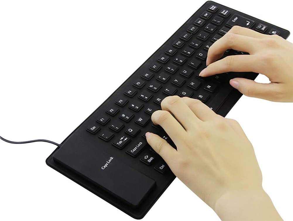 Teclado flexible USB siliconado