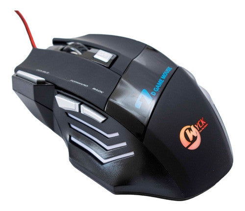 Gamer Mouse Optical 7 Botones Led