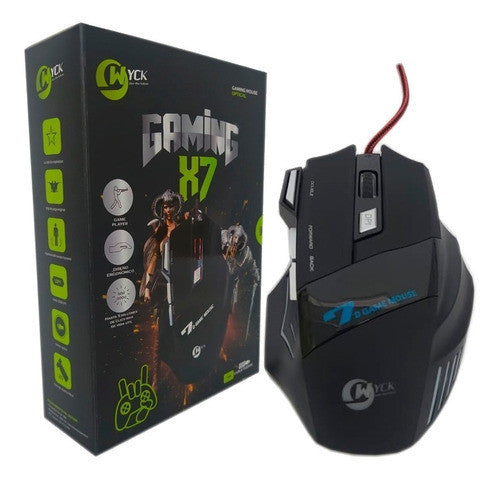 Gamer Mouse Optical 7 Botones Led